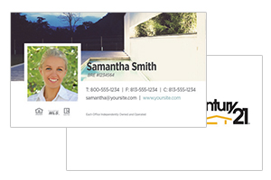 real estate century 21 business cards