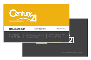 business cards for Century 21