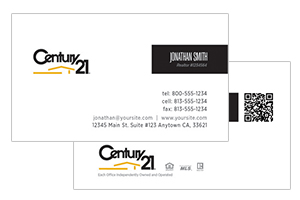 Modern Century 21 business cards
