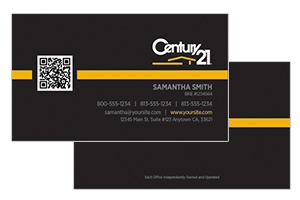 Modern Century 21 pre designed realty cards