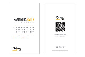 Century 21 realty cards