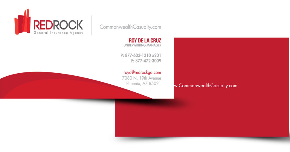 red rock business cards