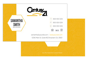 minimal pre designed realty business cards