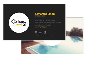 Century 21 custom business cards