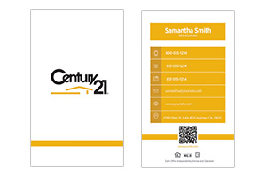 Century 21 custom real estate cards
