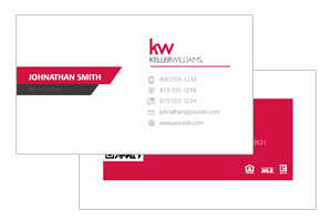 Keller Williams realtor business cards