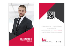Modern Pre-designed business cards for agents