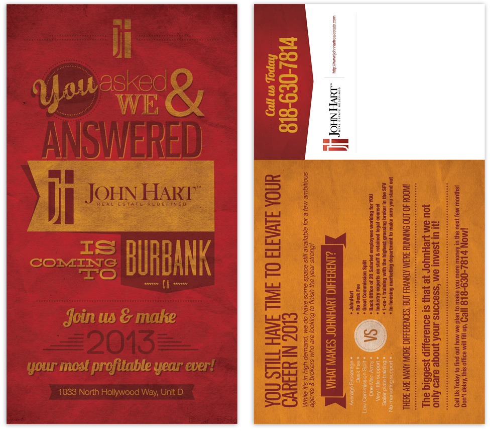 John Hart New Location Burbank CA